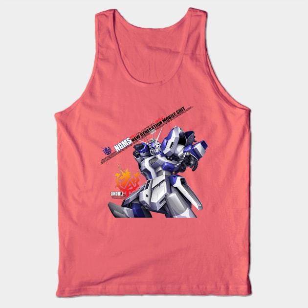 RX-93-V2 Hi Nu Gundam Char's Counterattack Beltorchika's Children Tank Top by Celestial Crafts